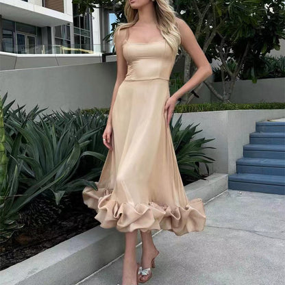 Flower Swing Three-dimensional Flower A- Line Skirt